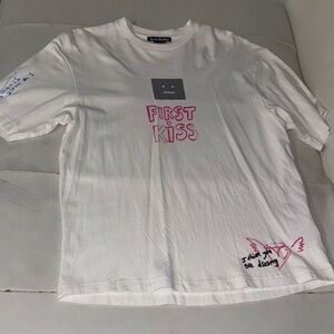 Acne Studios scribbles First Kiss T-Shirt XS